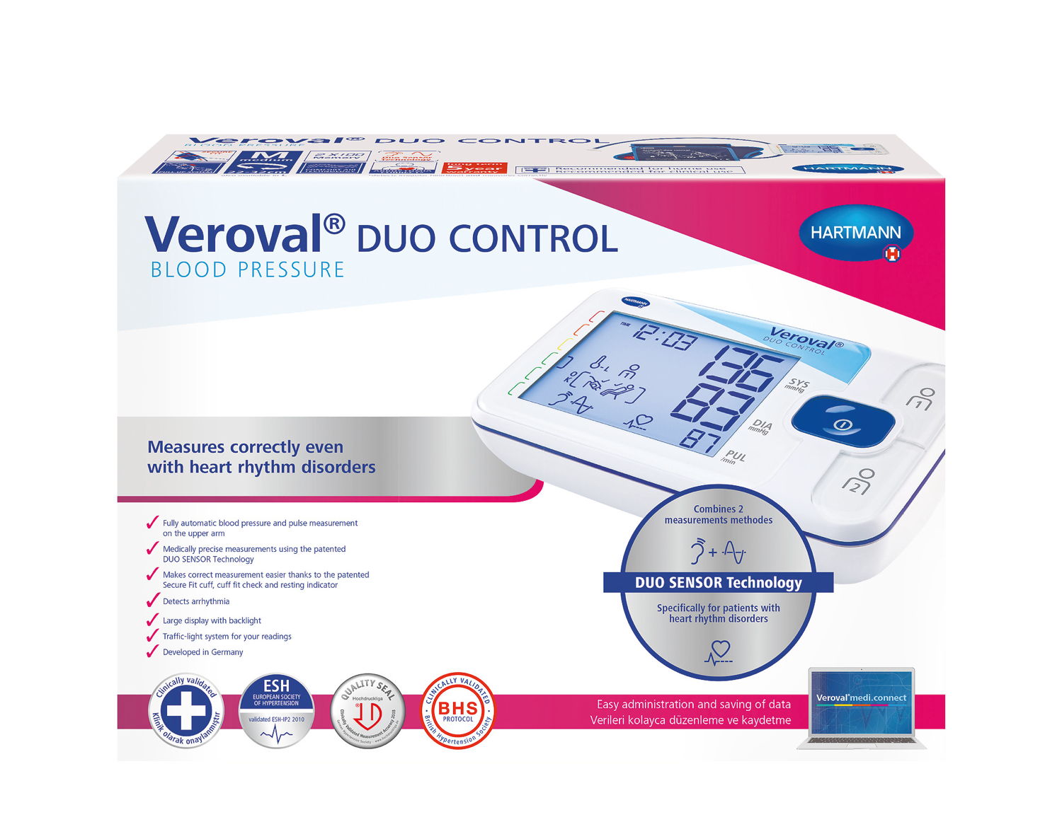 Veroval Duo Control Blutdruckmessgerät - large 32 - 42 cm