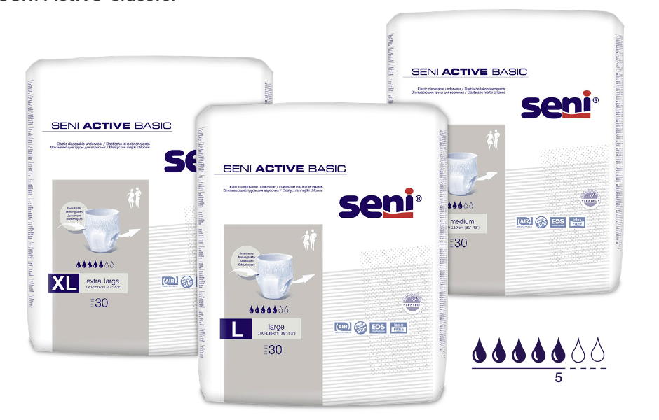 Seni Active Basic 30 Stk. - XL