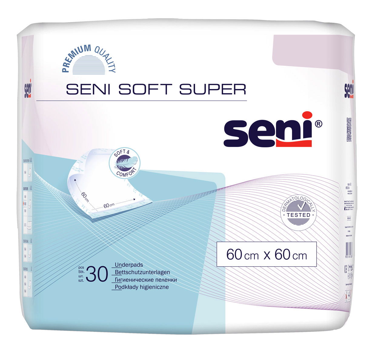 Seni Soft Super 60x60cm 30 Stück