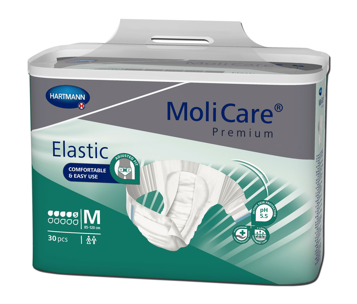 MoliCare Premium Elastic 5 Tropfen Größe M