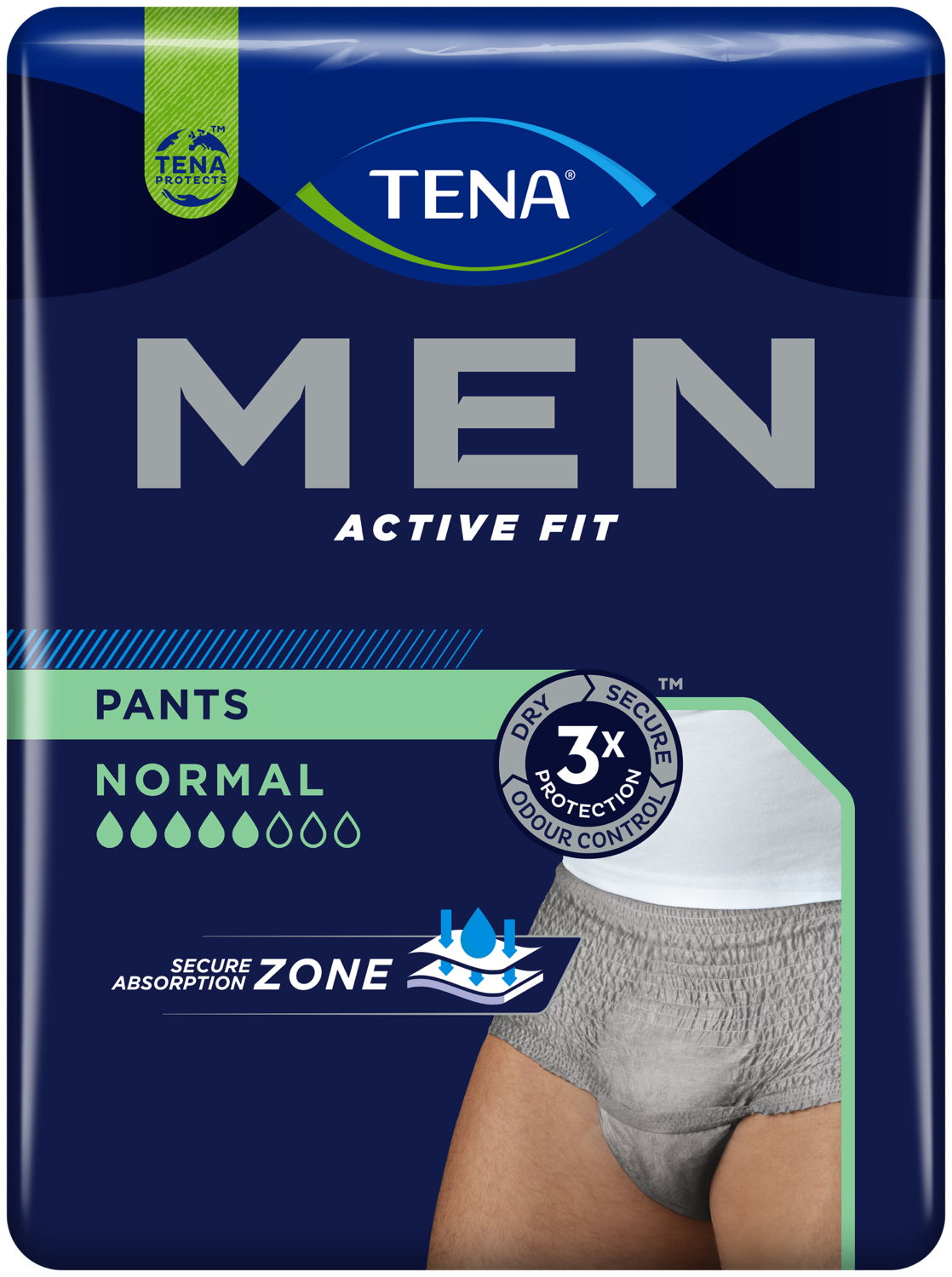 Tena Men Active Fit Pants Normal grau