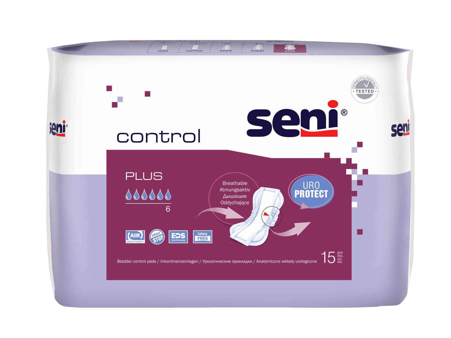 Seni CONTROL Plus - 240 Stück (16x15 Stück)