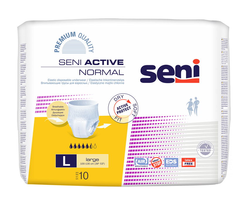 Seni Active Normal - 80 Stück (8x10 Stück) - L