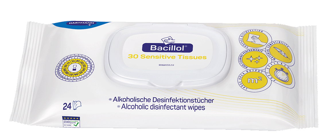 Bacillol 30 Sensitiv Flow Pack Tissue 24 Tücher