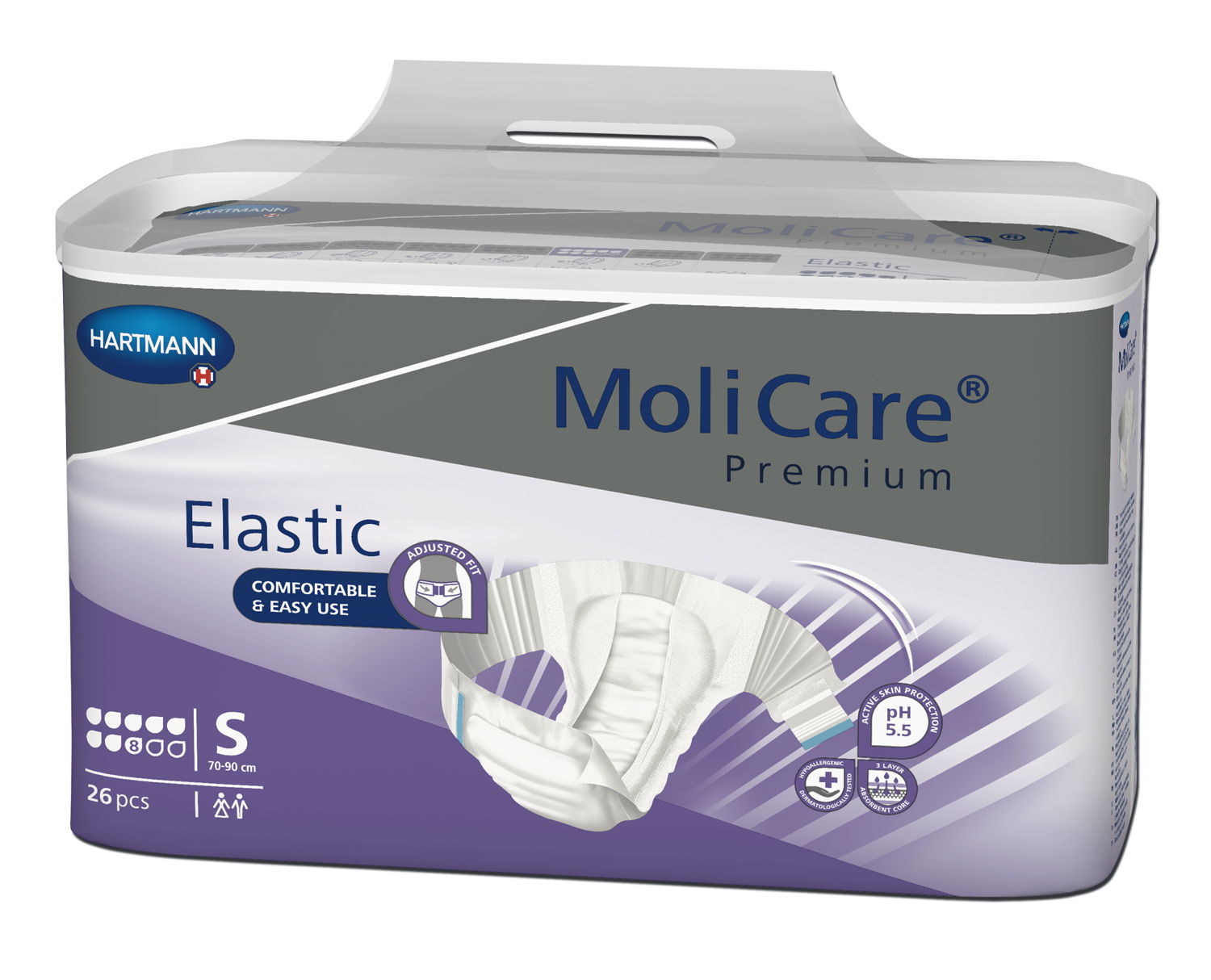 MoliCare Premium Elastic 8 Tropfen - S