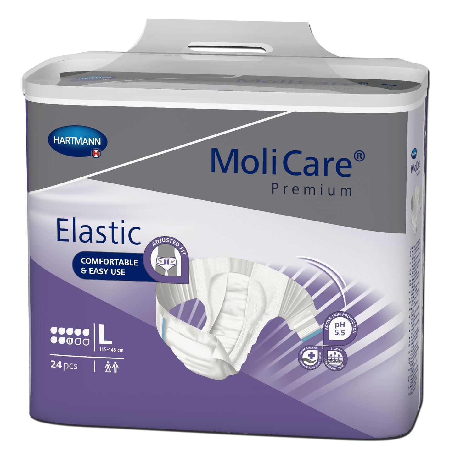 MoliCare Premium Elastic 8 Tropfen - L