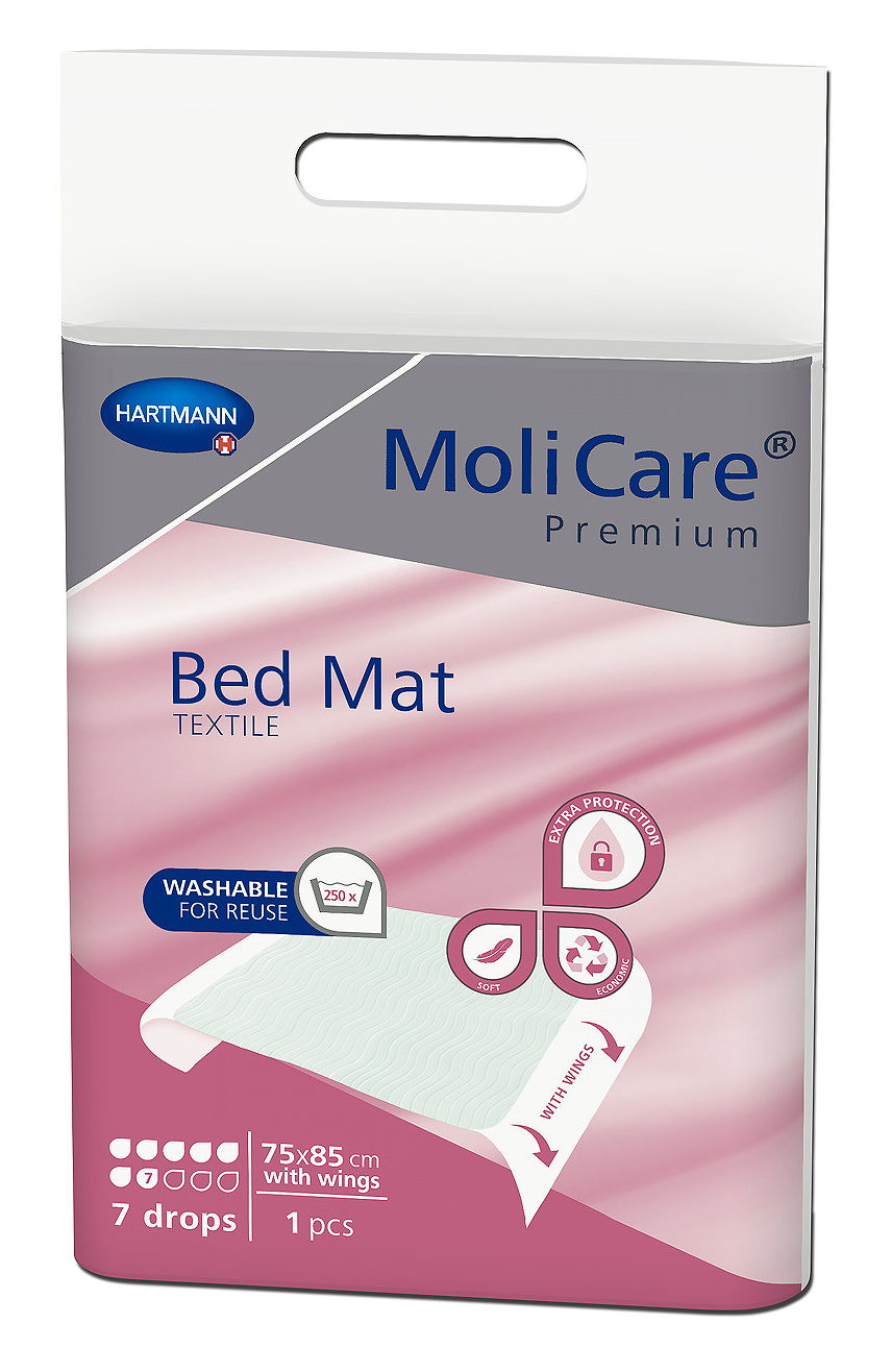 Molicare Premium Bed Mat textile m. Seitenflügeln